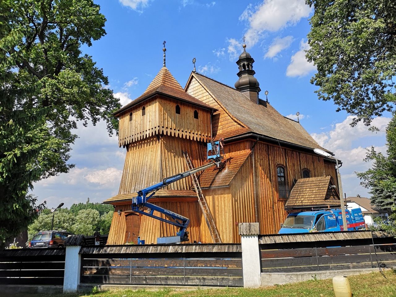 Impregnacja kościoła w Zakliczynie